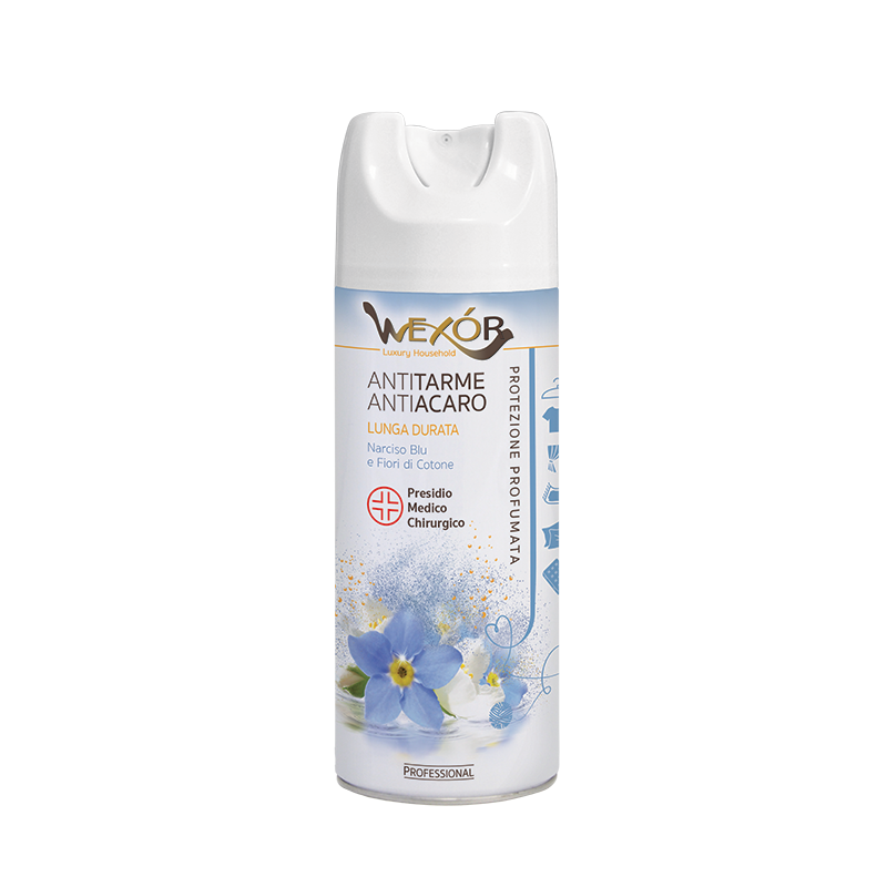 Wexor Antitarme Antiacaro spray Narciso Blu 400 ml