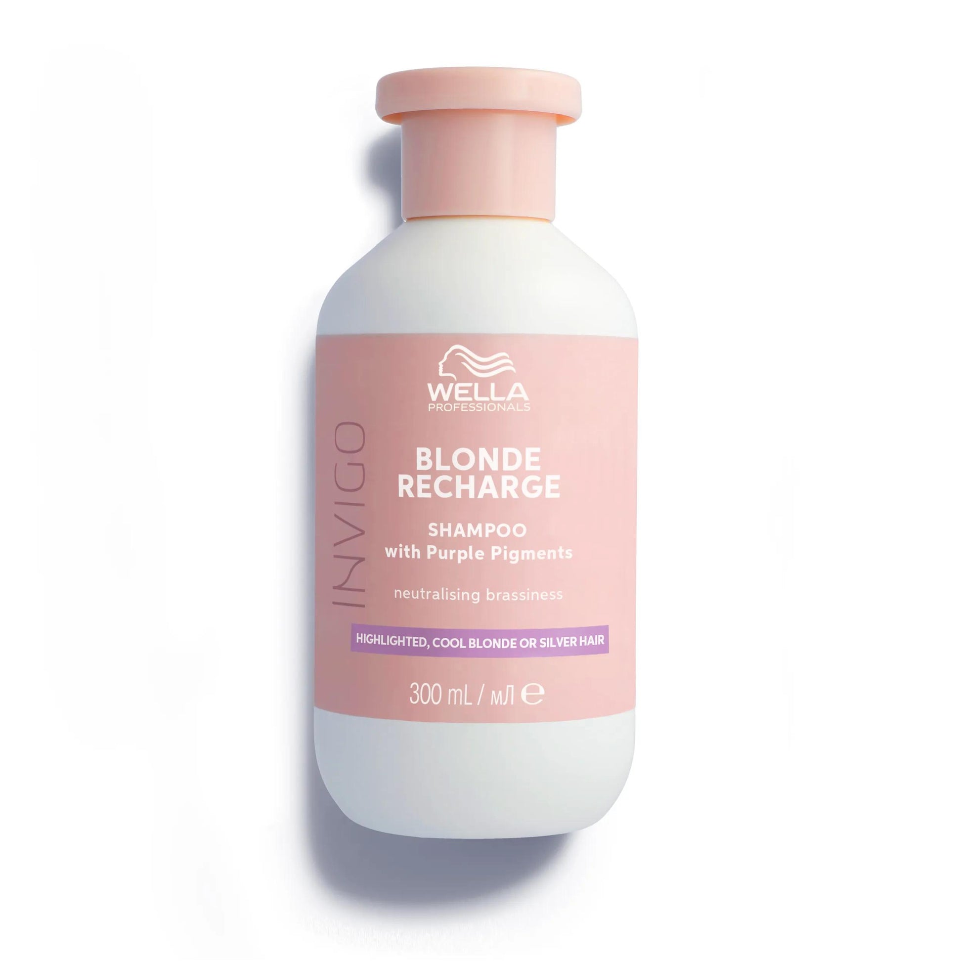 Wella Invigo Blonde Recharge — shampoo antigiallo biondo freddo — 250 ml