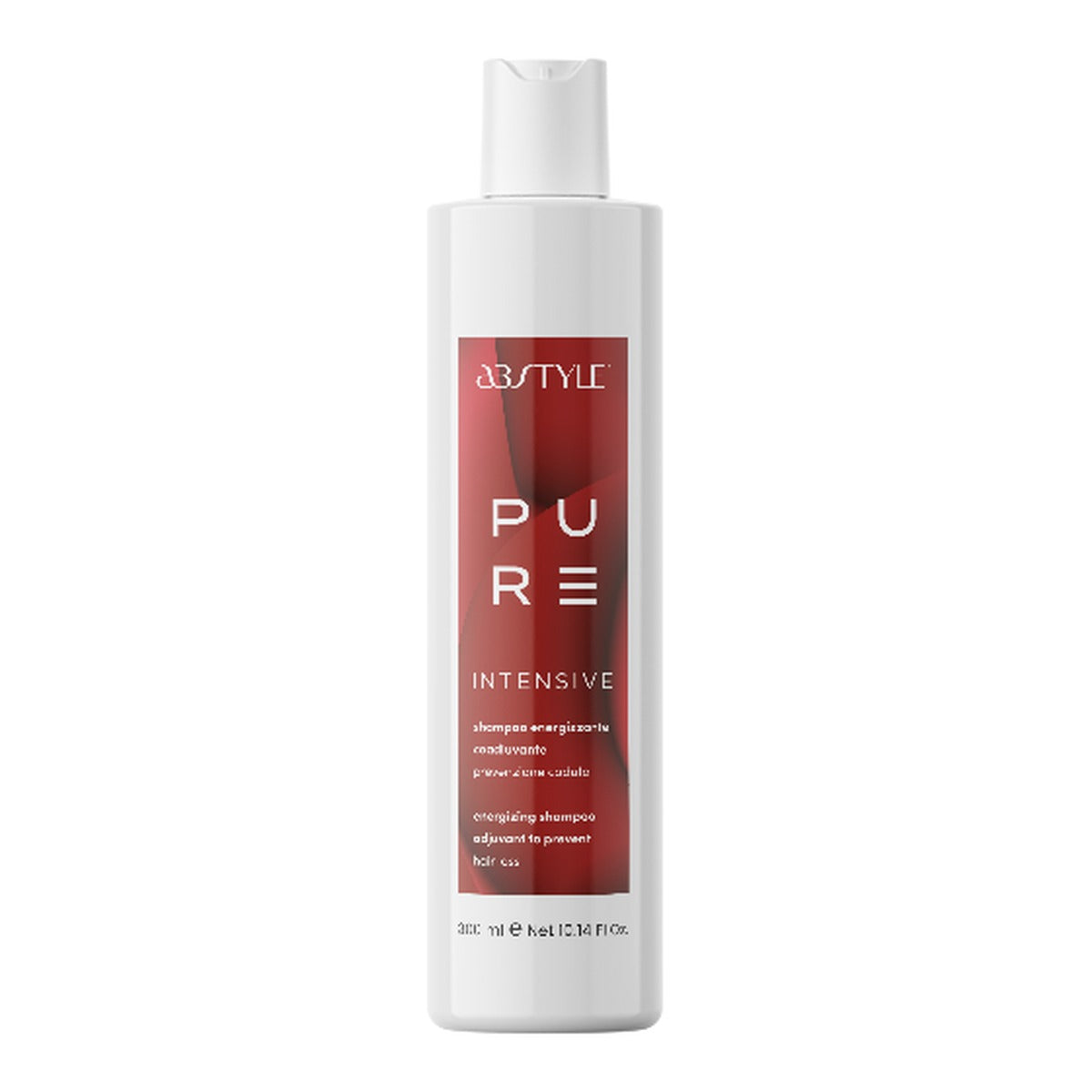 Abstyle Pure Intensive, shampoo energizzante per capelli deboli, flacone da 300 ml