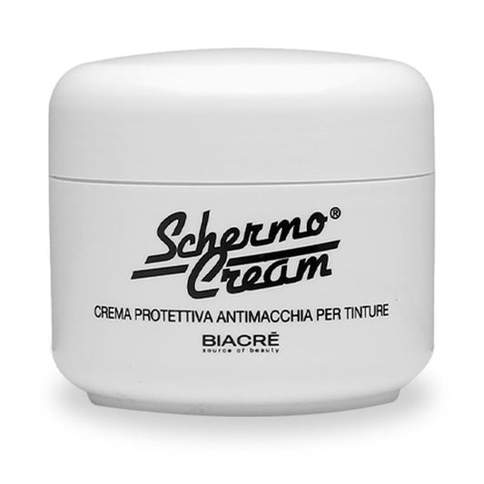Biacrè Schermo Cream, crema protettiva antimacchia per tinture, barattolo da 200 ml