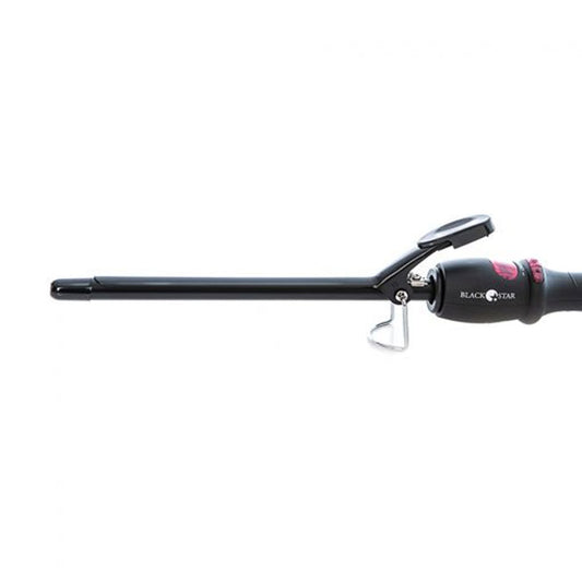 Ferro arricciacapelli Black Star Magik Ø 13 mm, fusto nero in titanio ceramizzato con supporto d'appoggio