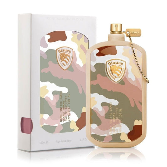 Blauer UN1T3D Camou Woman Eau de Toilette, flacone mimetico chiaro con confezione