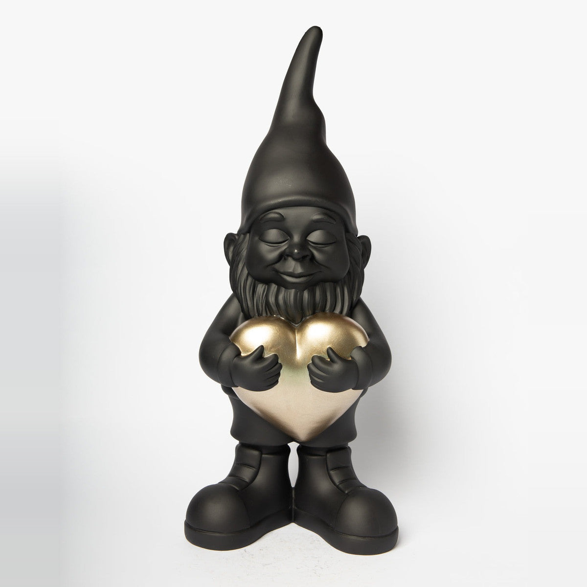 Nano Lover Blogo Design nero con cuore oro, di fronte