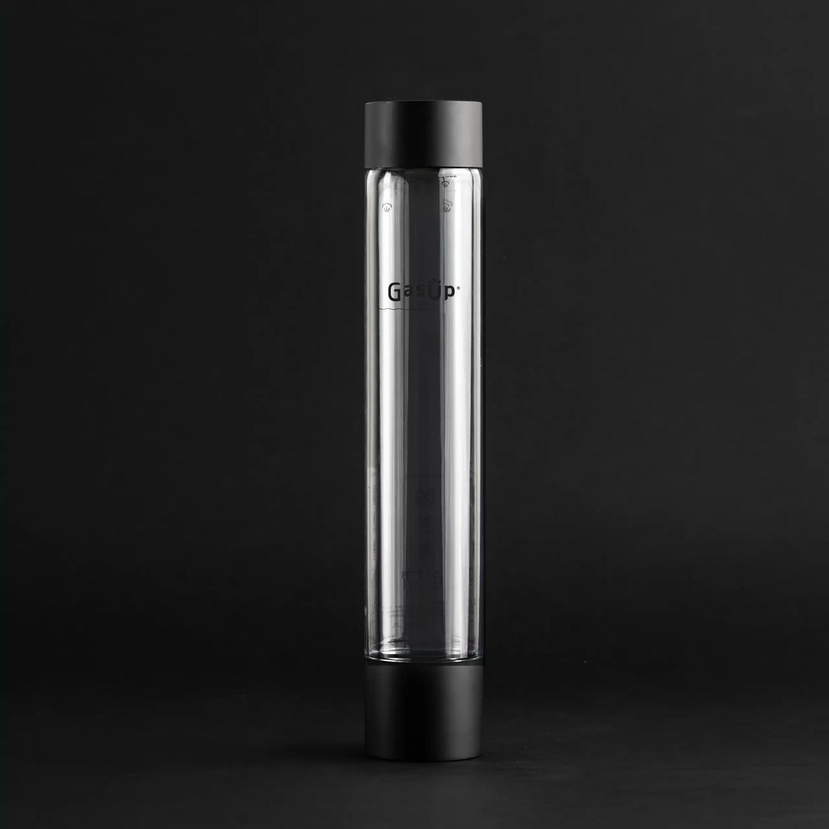 Bottiglia Gas Up 800 ml nera su fondo scuro