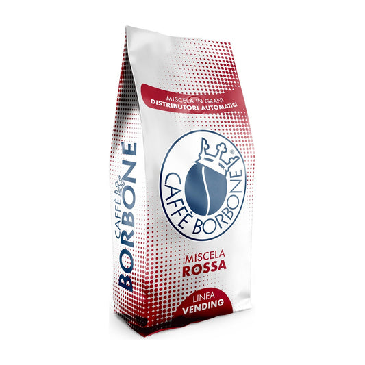 Sacco da 1 kg di Caffè Borbone Miscela Rossa in grani, Linea Vending