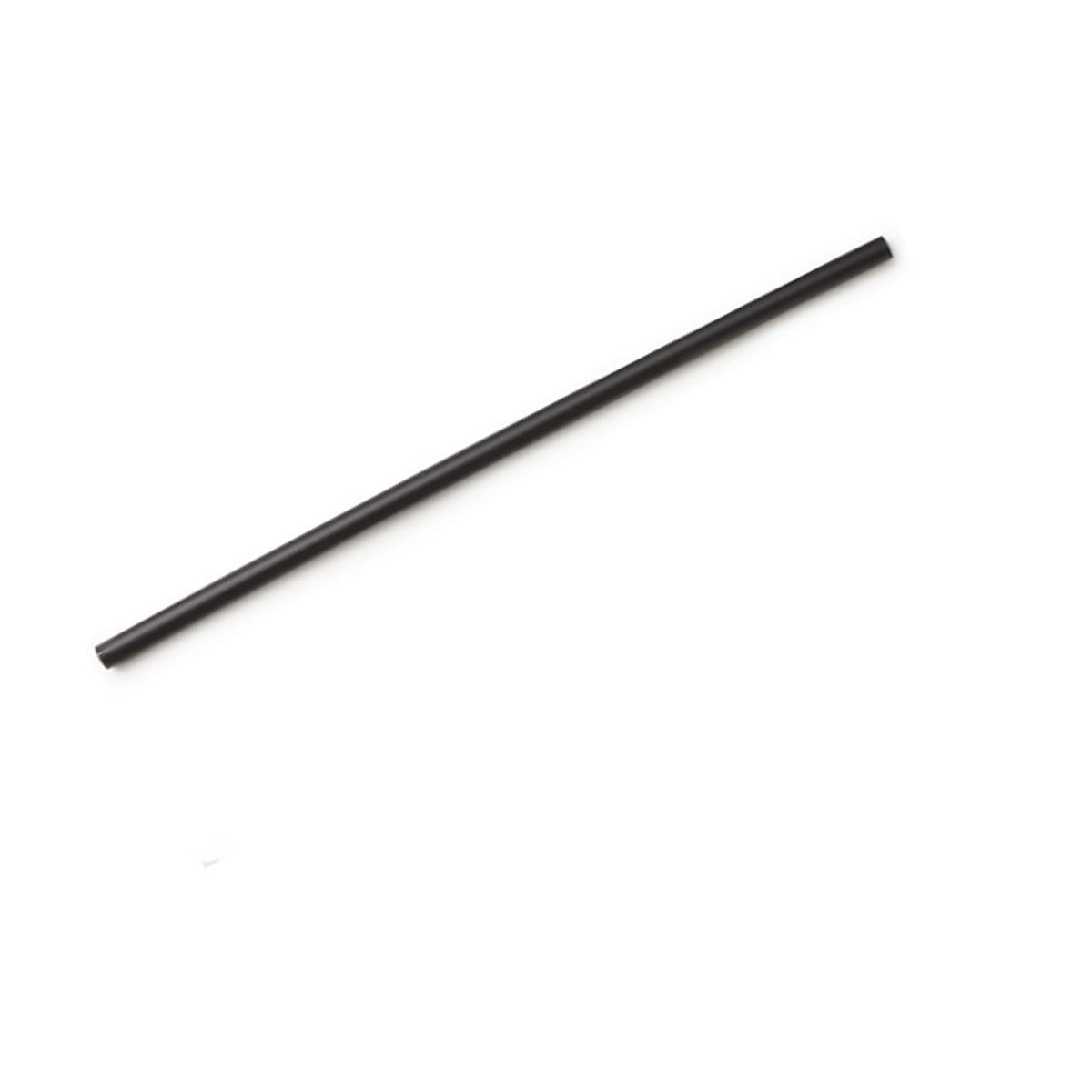 Cannuccia nera in bioplastica compostabile da 13,5 cm