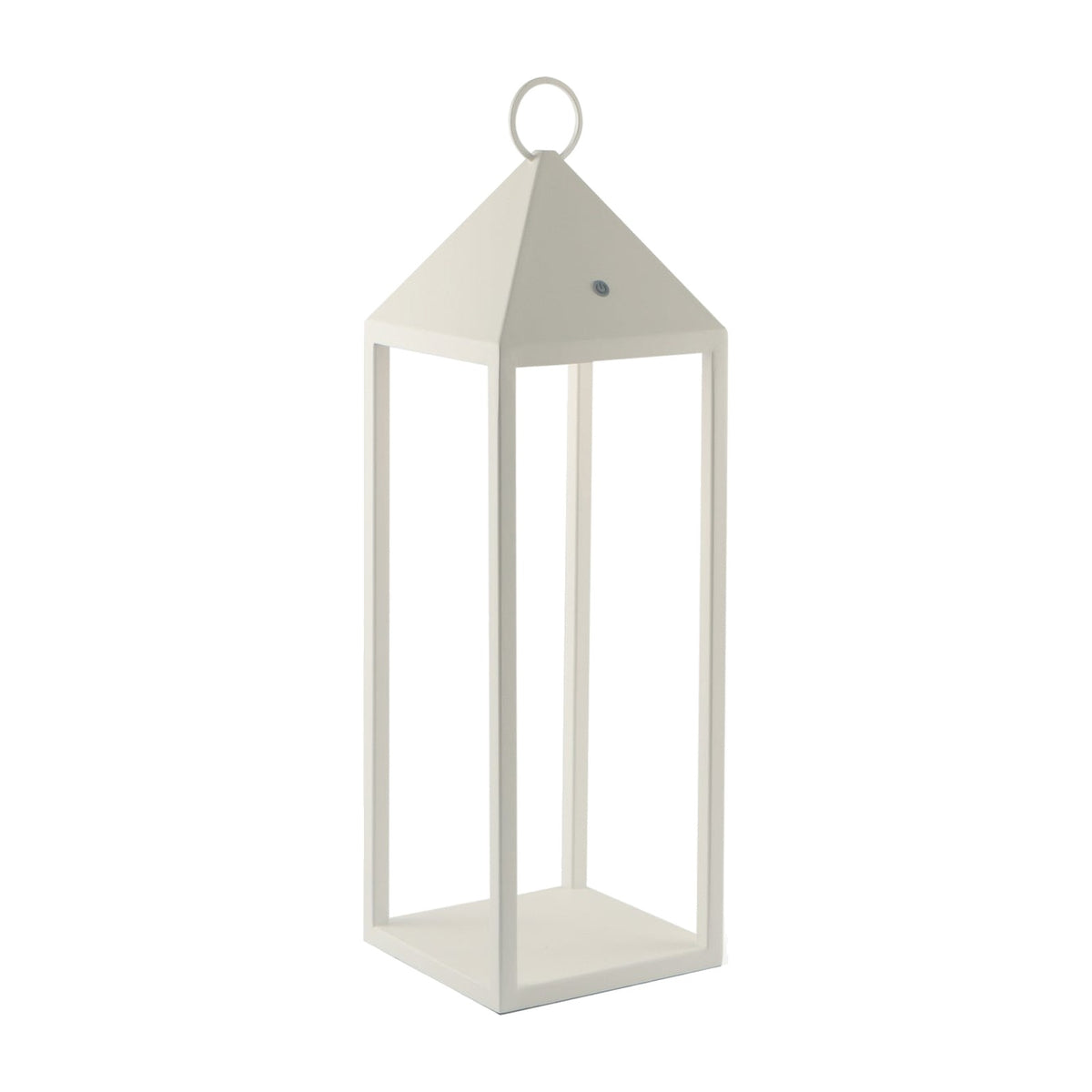 Feng Glow, lanterna LED senza fili ricaricabile bianca, 15 × 15 cm, alta 50 cm