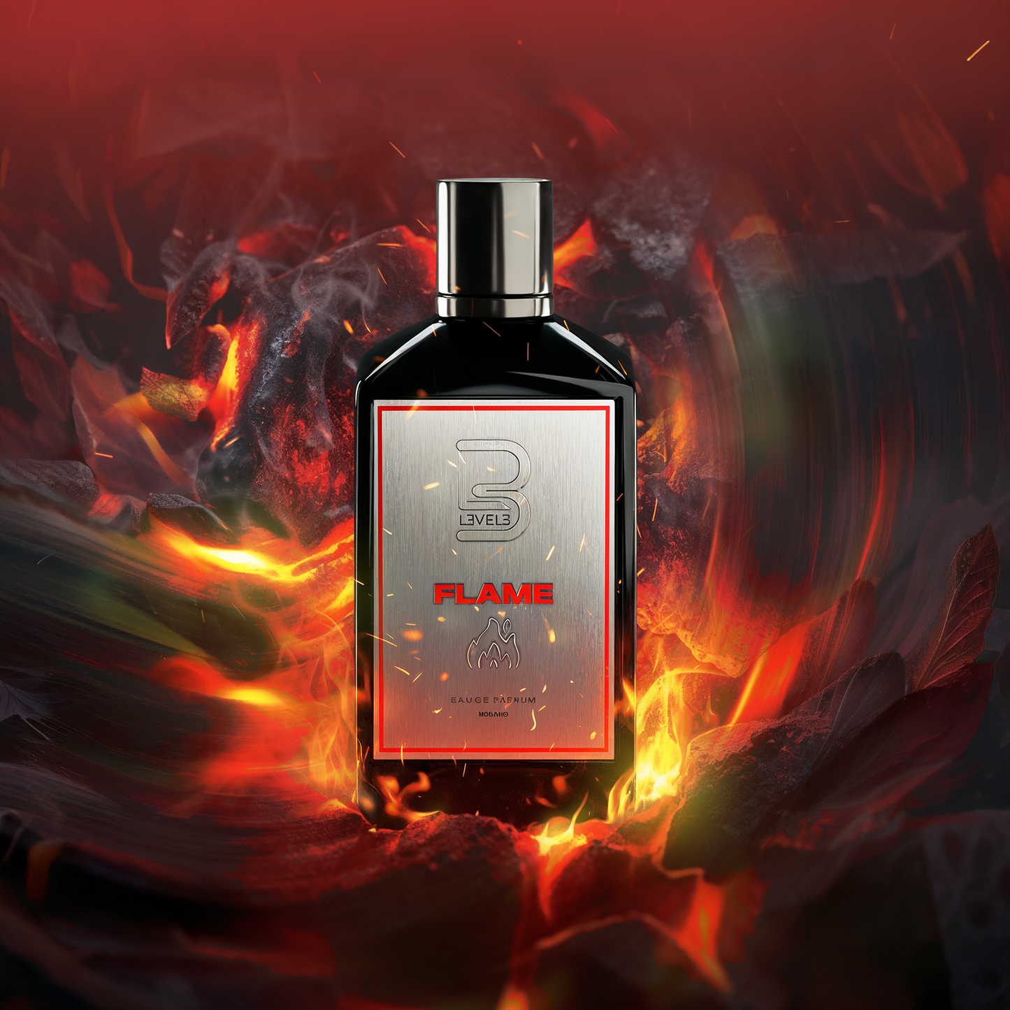 L3VEL3 Eau de Parfum, profumo uomo 100 ml — fragranza Flame