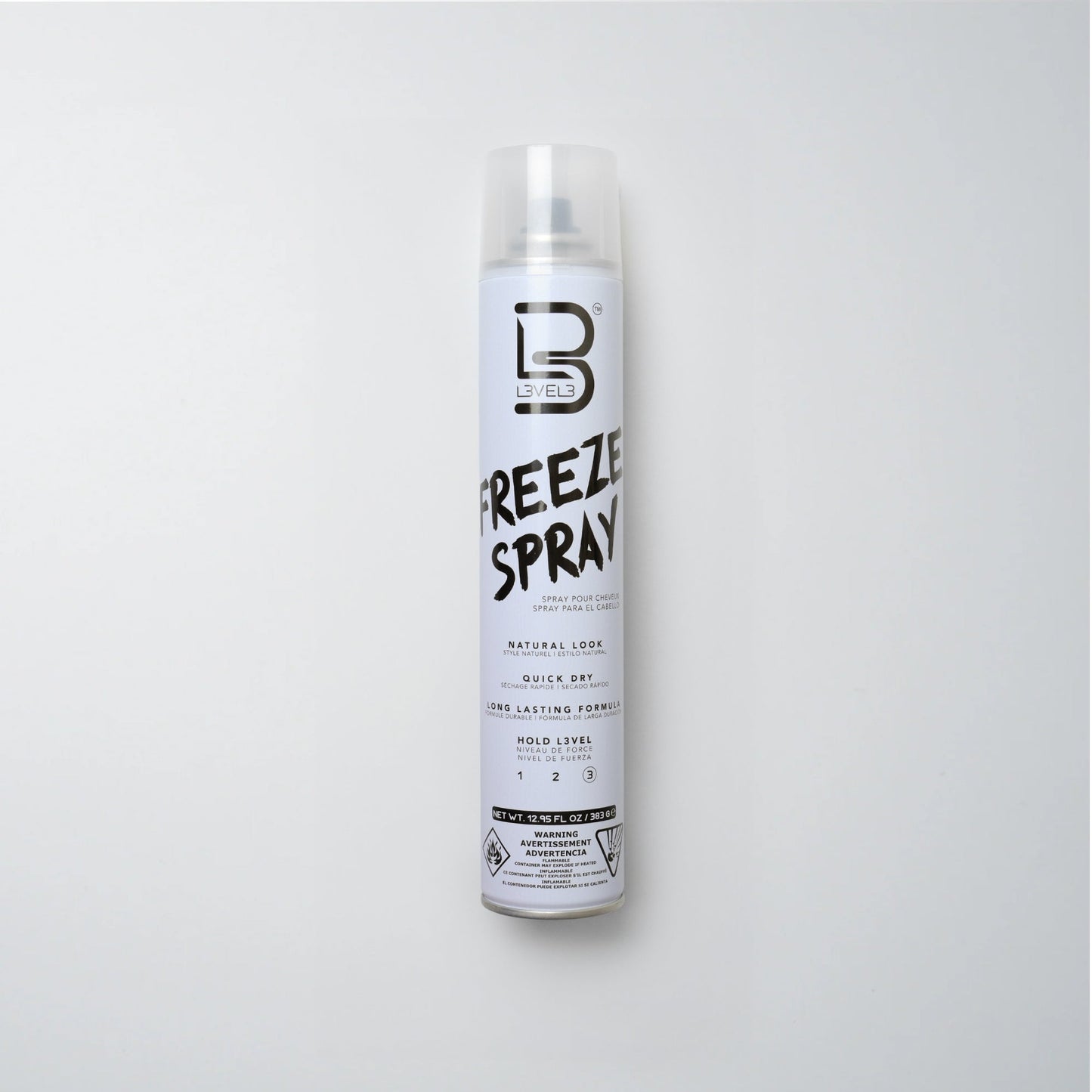 L3VEL3 Freeze Spray, lacca tenuta estrema 383 g — foto prodotto
