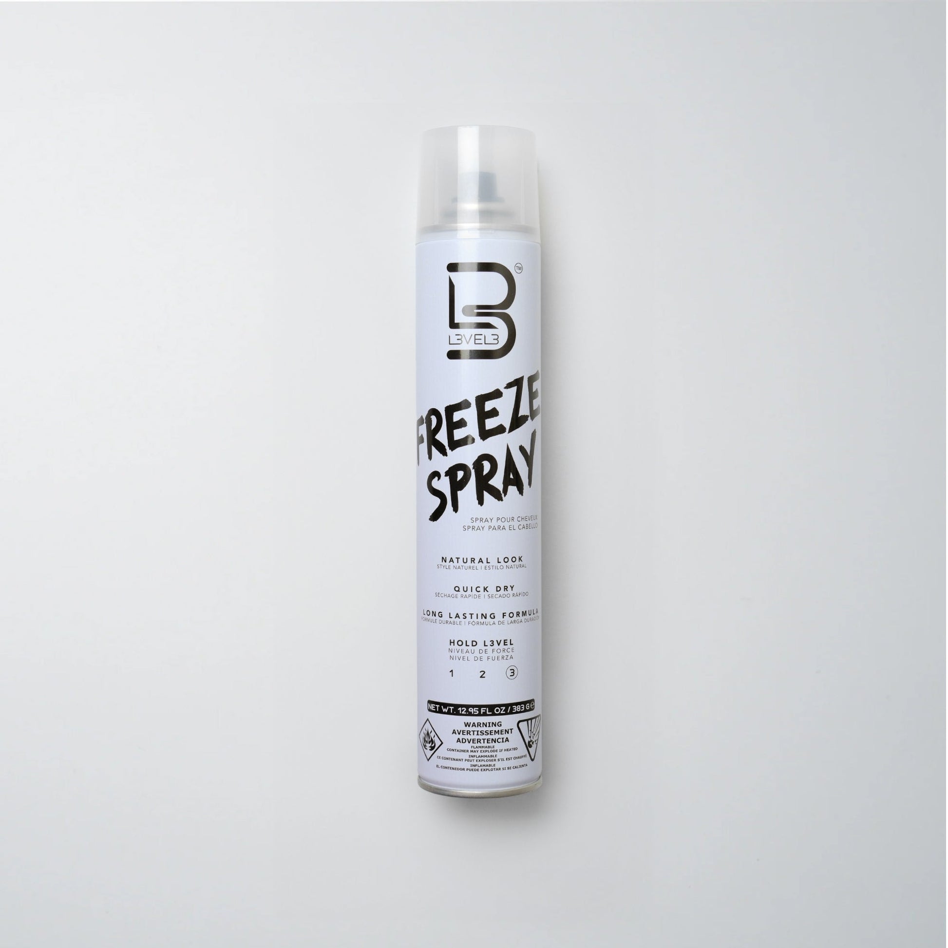 L3VEL3 Freeze Spray, lacca tenuta estrema 383 g — foto prodotto