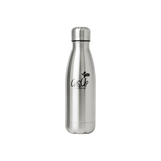 Borraccia termica Gas Up in acciaio inox silver da 500 ml con tappo filettato