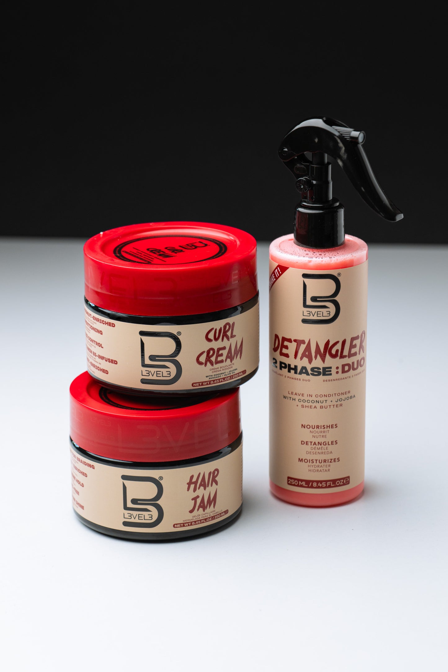 L3VEL3 Hair Jam, gel per trecce e braids 250 ml — foto prodotto