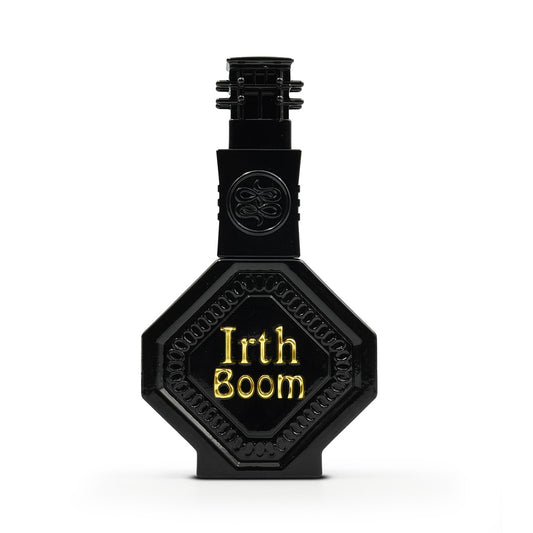 Flacone nero di Nabeel Irth Boom Extrait de Parfum da 50 ml