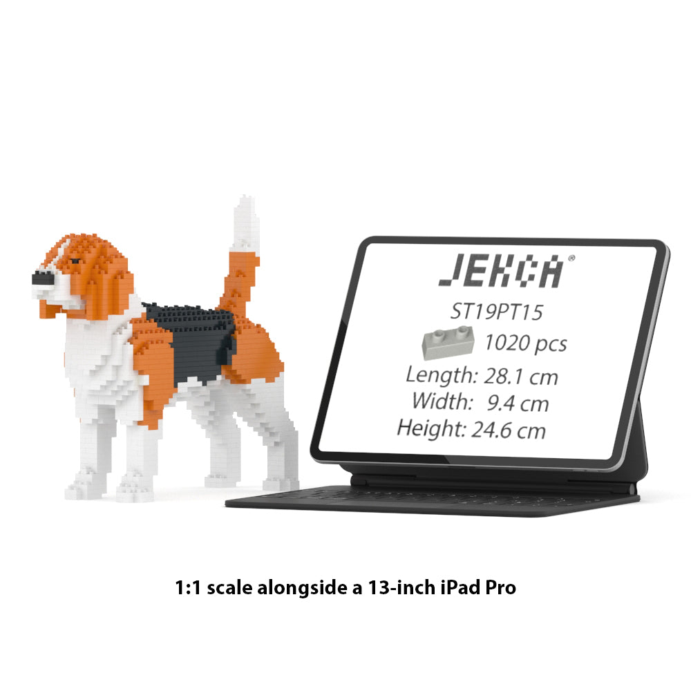 Misure ufficiali Jekca ST19PT15: 28,1 x 9,4 x 24,6 cm, 1020 pezzi
