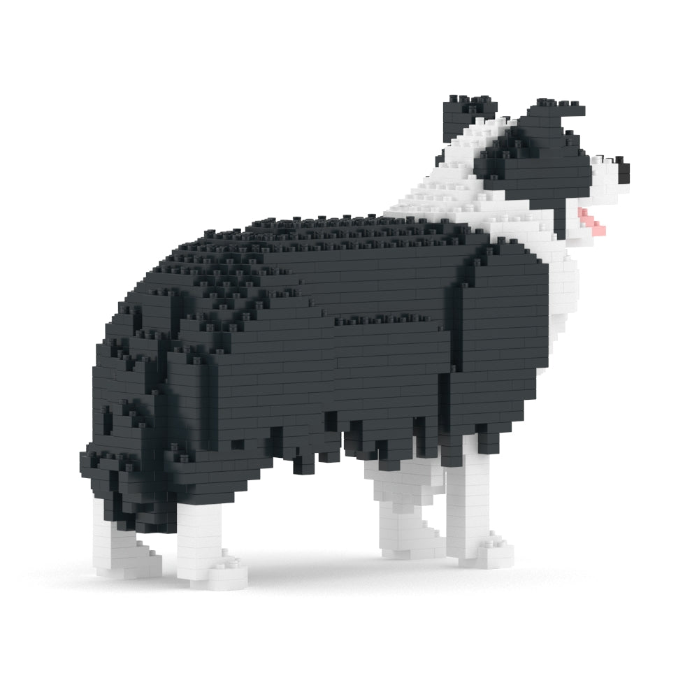 Scultura Jekca Border Collie vista frontale