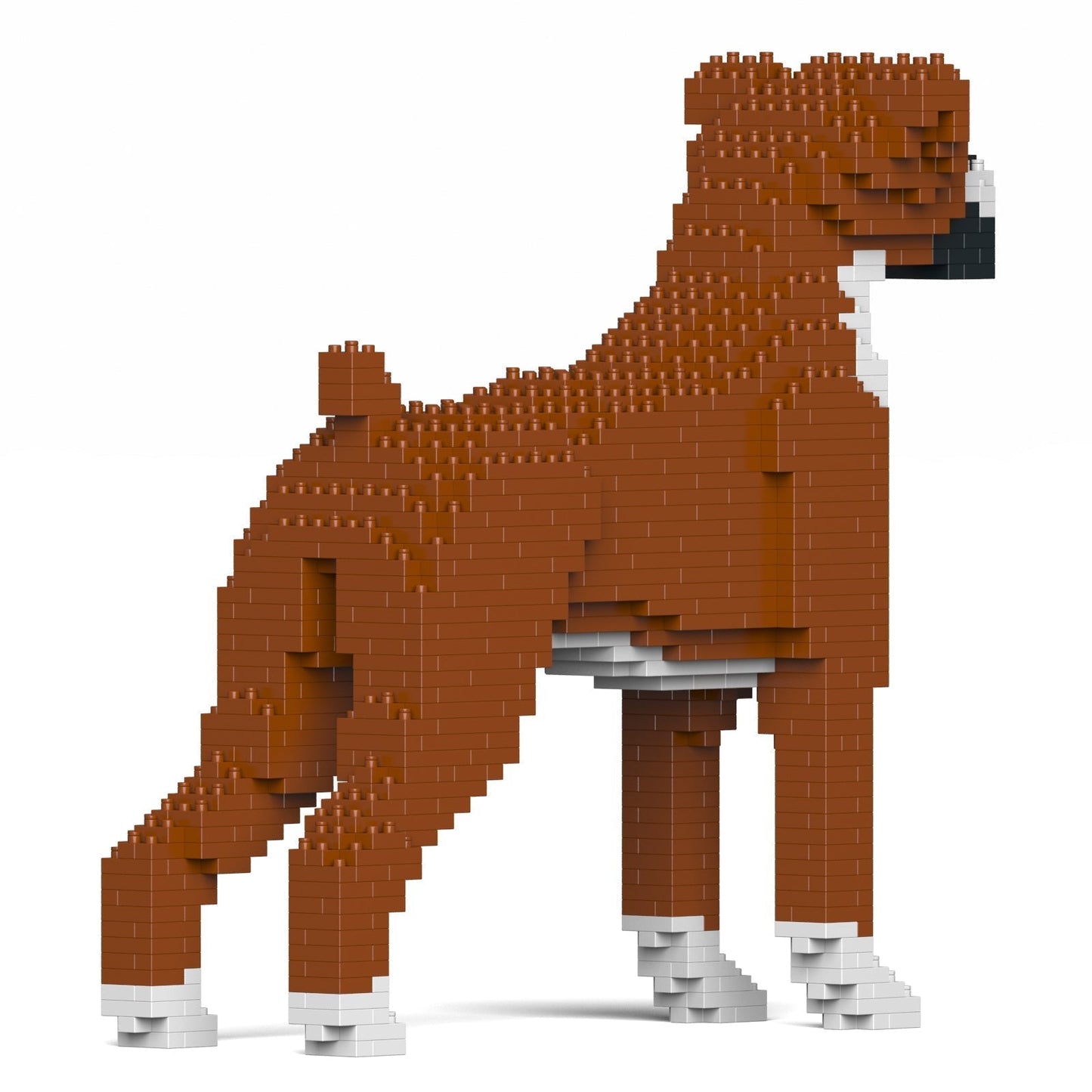 Scultura Jekca Boxer vista frontale