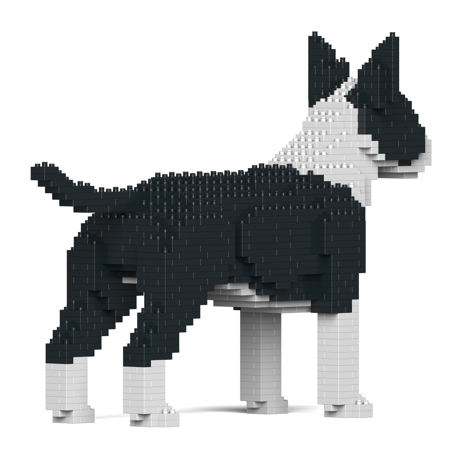 Scultura Jekca Bull Terrier vista frontale