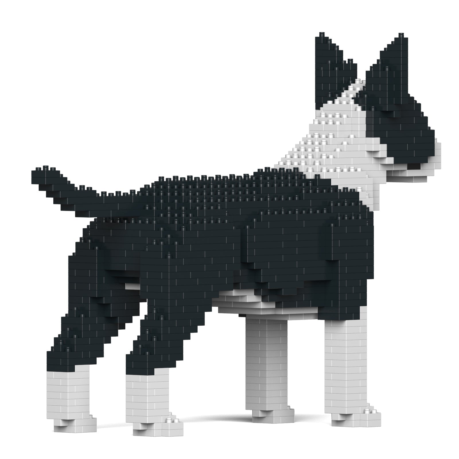 Scultura Jekca Bull Terrier vista frontale