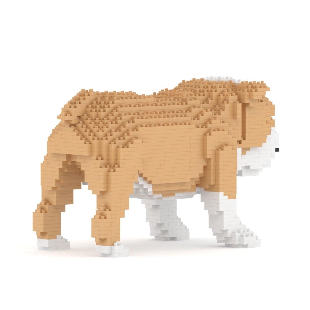 Scultura Jekca Bulldog Inglese vista frontale