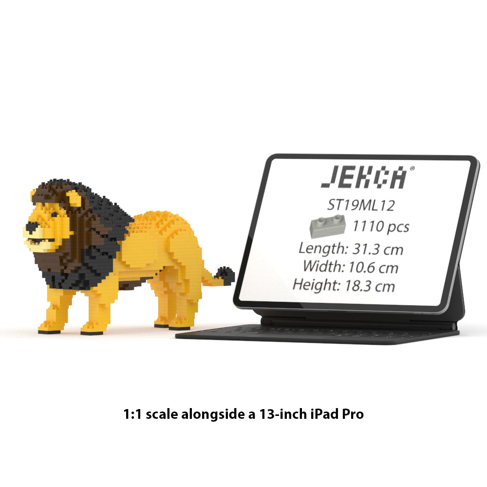 Misure ufficiali Jekca ST19ML12: 31,3 x 10,6 x 18,3 cm, 1110 pezzi