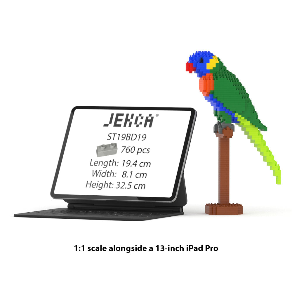 Misure ufficiali Jekca ST19BD19: 19,4 x 8,1 x 32,5 cm, 760 pezzi