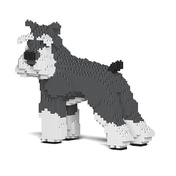 Scultura Jekca Schnauzer vista laterale destra