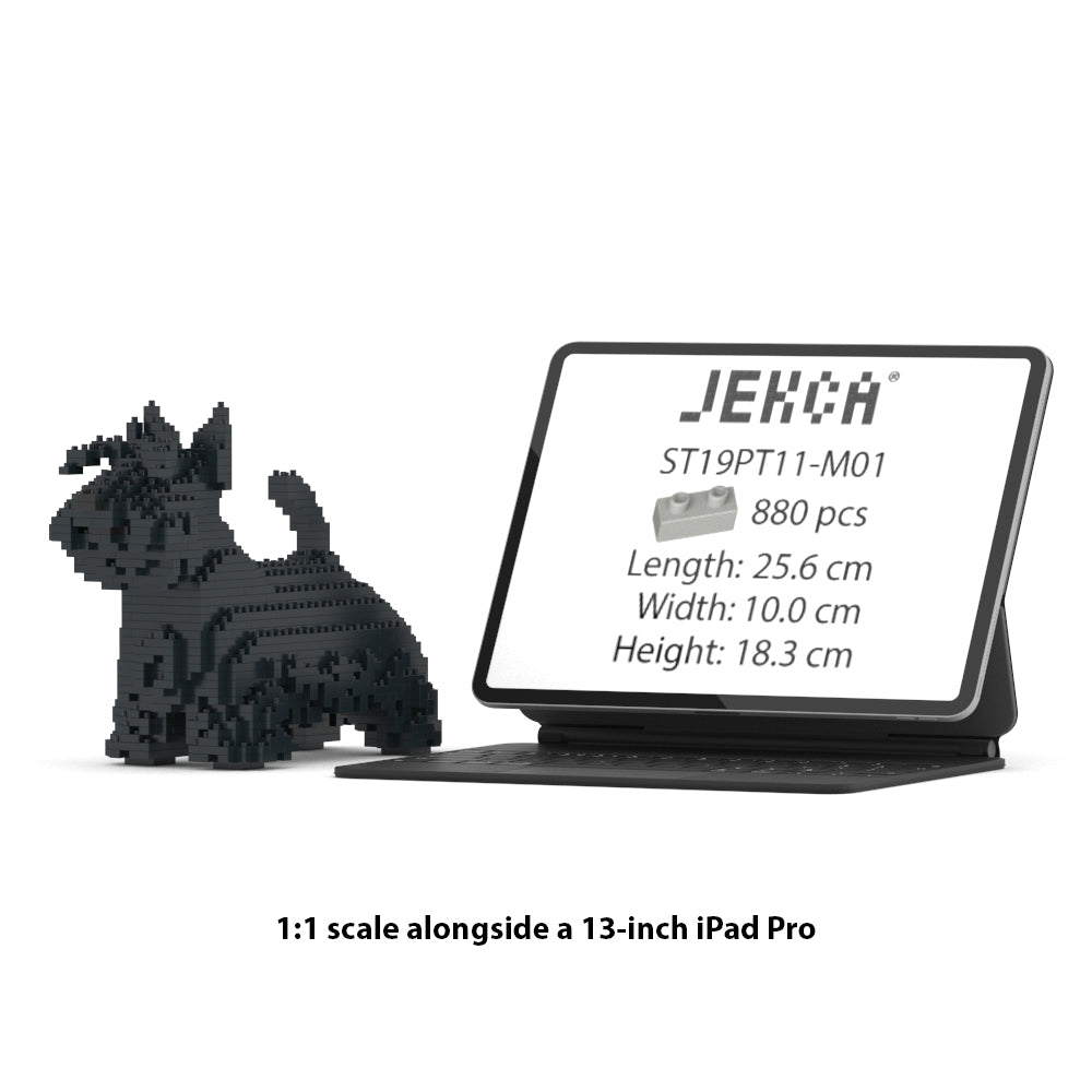 Misure ufficiali Jekca ST19PT11-M01: 25,6 x 10,0 x 18,3 cm, 880 pezzi