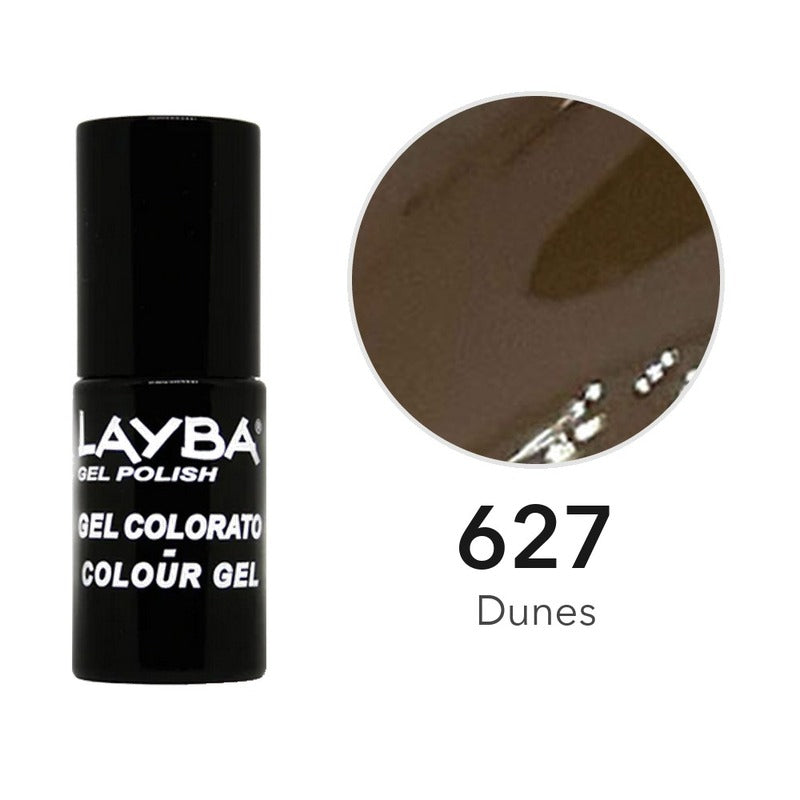Layba Gel Polish 627 Dunes — flacone e colore