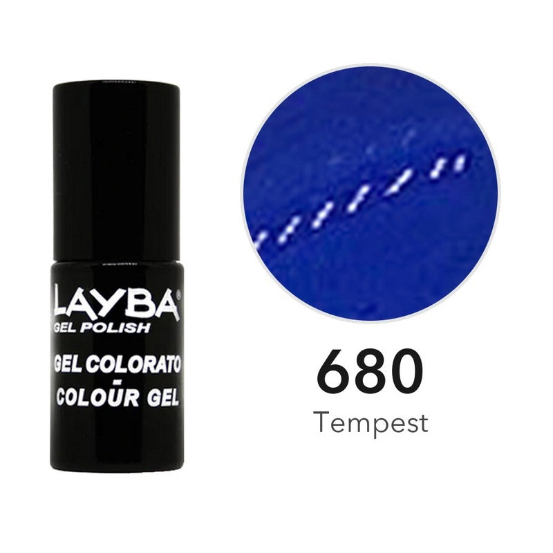 Layba Gel Polish 680 Tempest — flacone e colore