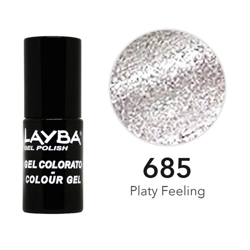 Layba Gel Polish 685 Platy Feeling — flacone e colore