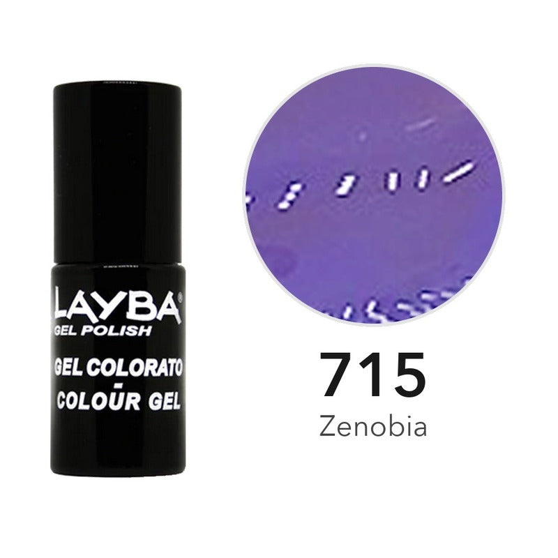 Layba Gel Polish 715 Zenobia — flacone e colore