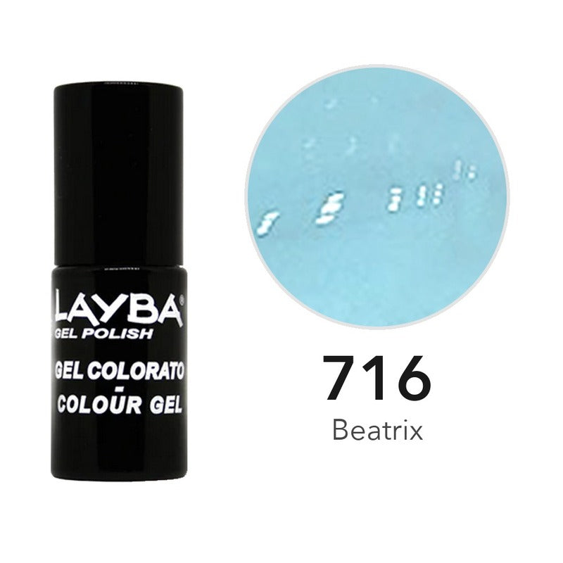 Layba Gel Polish 716 Beatrix — flacone e colore