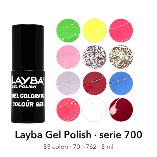 Layba Gel Polish 5 ml, serie 700, 55 colori