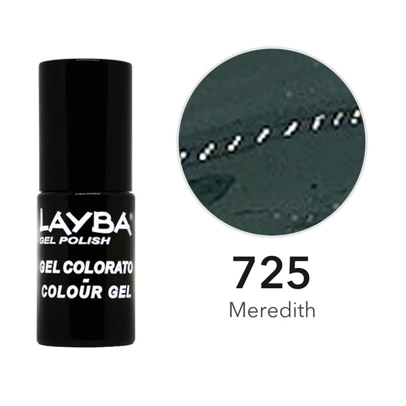 Layba Gel Polish 725 Meredith — flacone e colore
