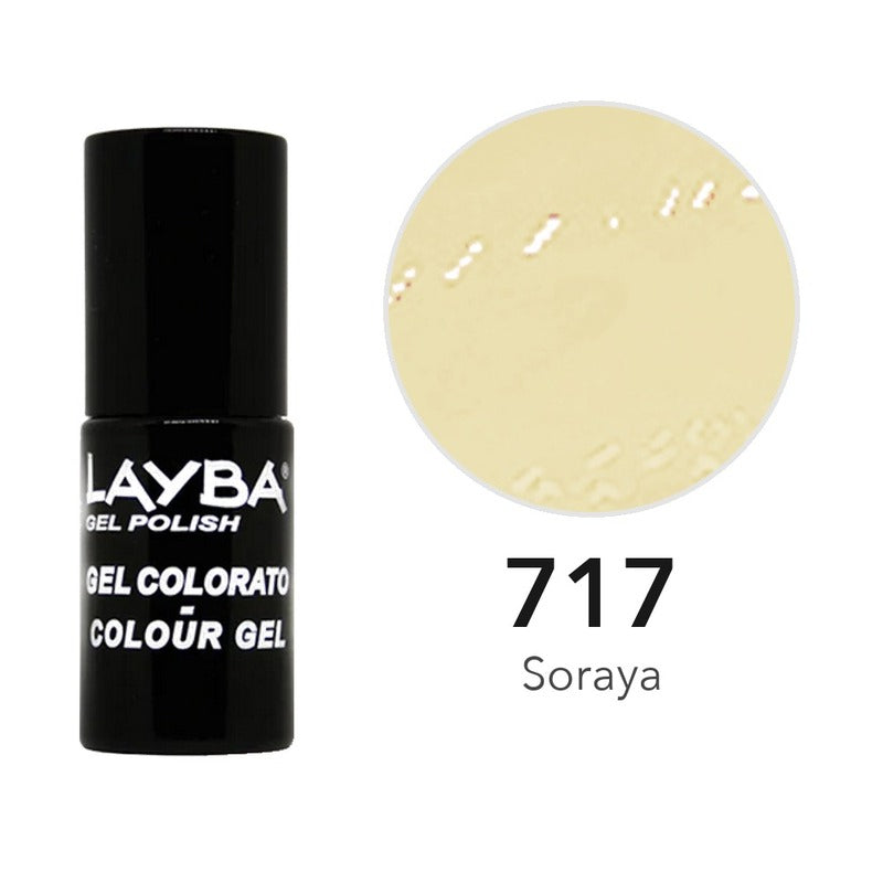 Layba Gel Polish 717 Soraya — flacone e colore