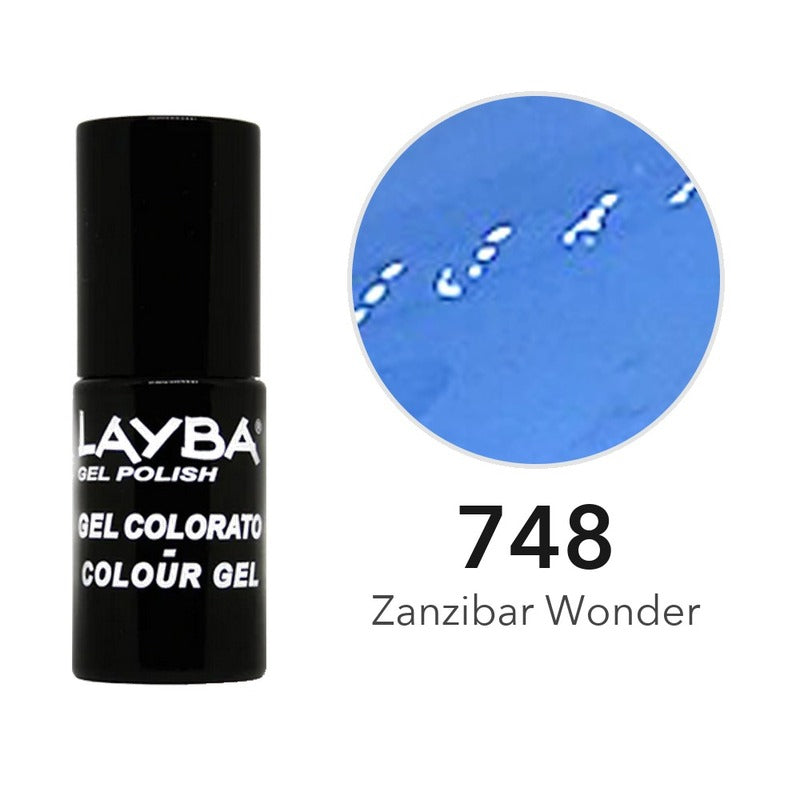 Layba Gel Polish 748 Zanzibar Wonder — flacone e colore