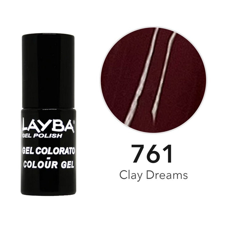 Layba Gel Polish 761 Clay Dreams — flacone e colore