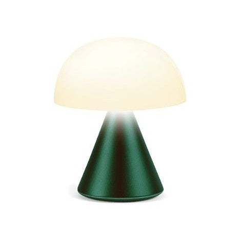 Lampada Lexon Mina LH60 verde scuro, luce bianca calda