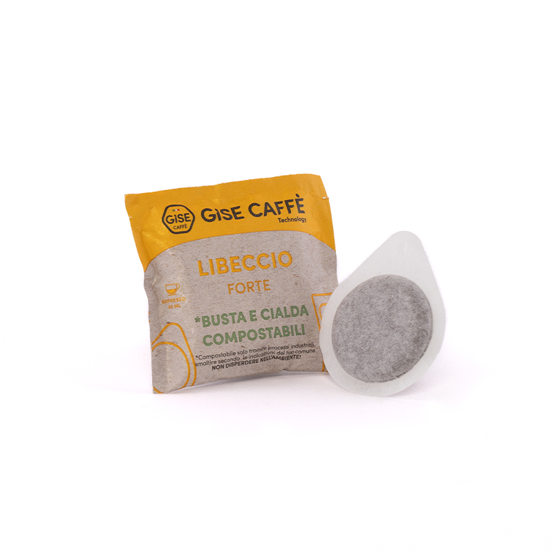 Gise Caffè Libeccio Forte — 50 cialde compostabili ESE 44 mm