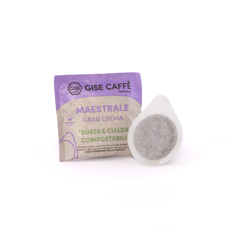 Gise Caffè Maestrale Gran Crema — 50 cialde compostabili ESE 44 mm
