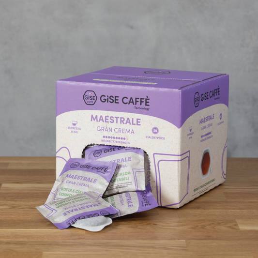 Gise Caffè Maestrale Gran Crema — 50 cialde compostabili ESE 44 mm