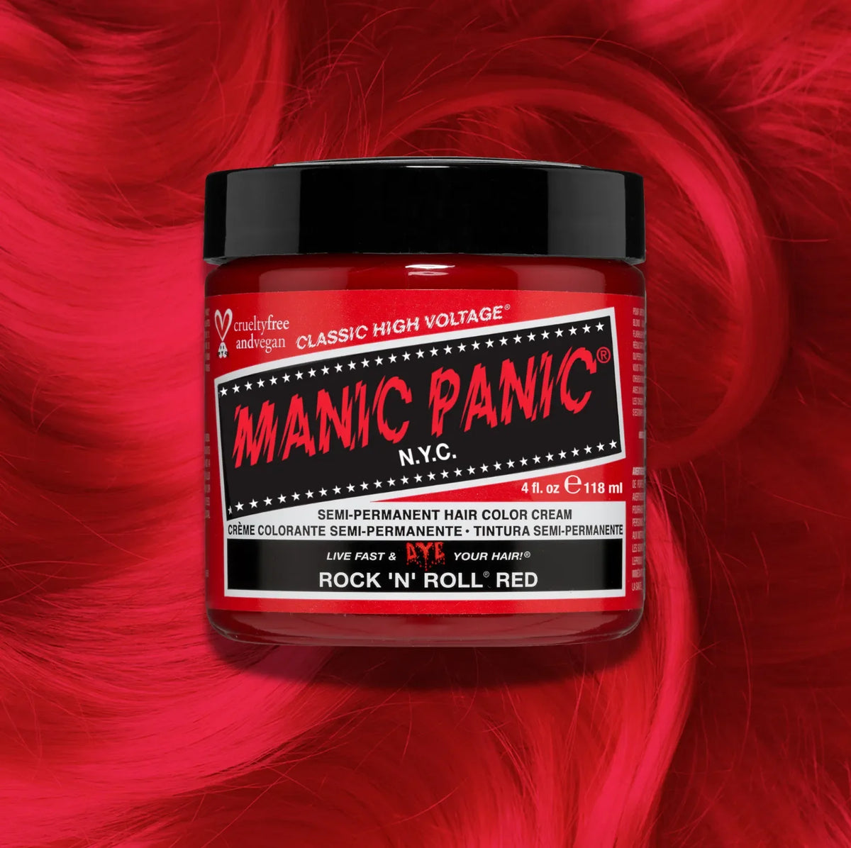 Manic Panic Rock 'N' Roll Red — colorazione semi-permanente 118 ml