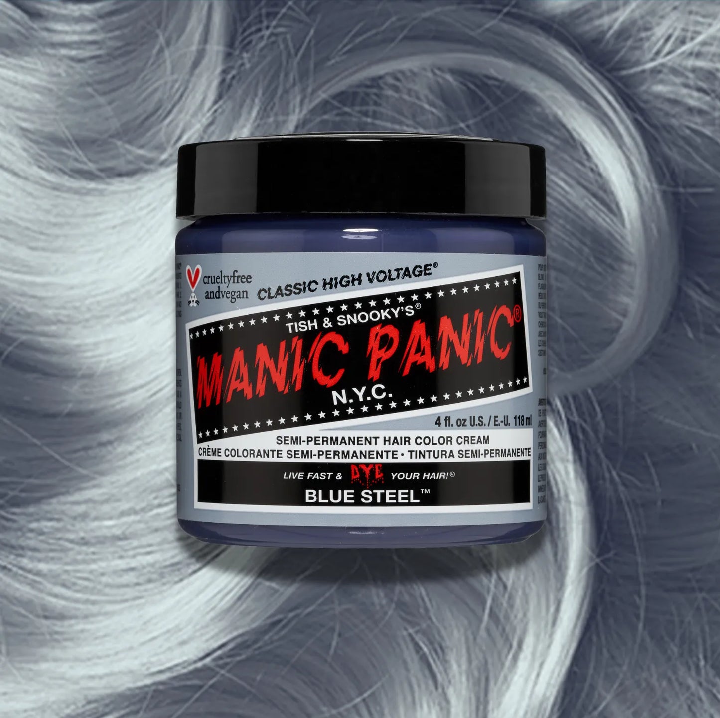 Manic Panic Blue Steel — toner semi-permanente 118 ml