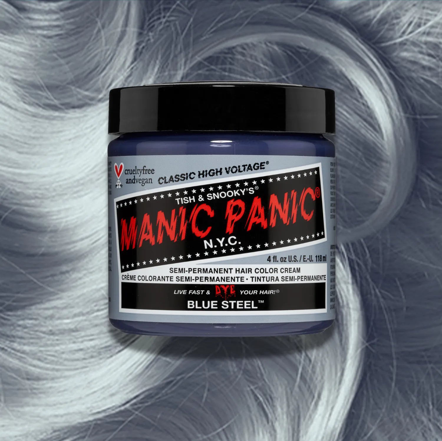 Manic Panic Blue Steel — toner semi-permanente 118 ml