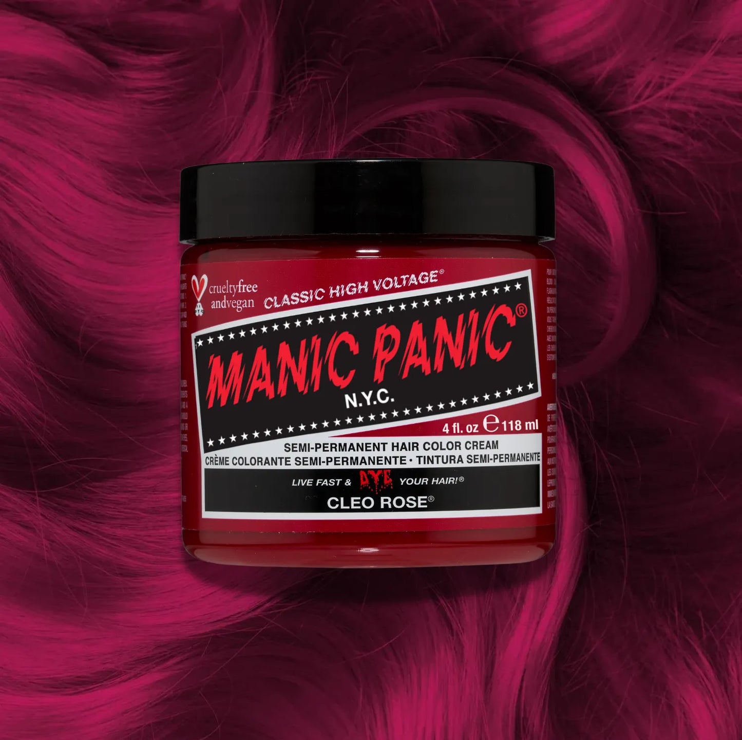 Manic Panic Cleo Rose — colorazione semi-permanente 118 ml
