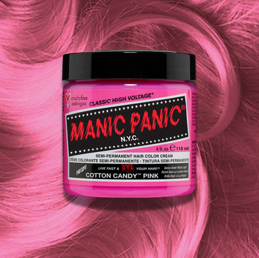 Manic Panic Cotton Candy Pink — colorazione semi-permanente 118 ml