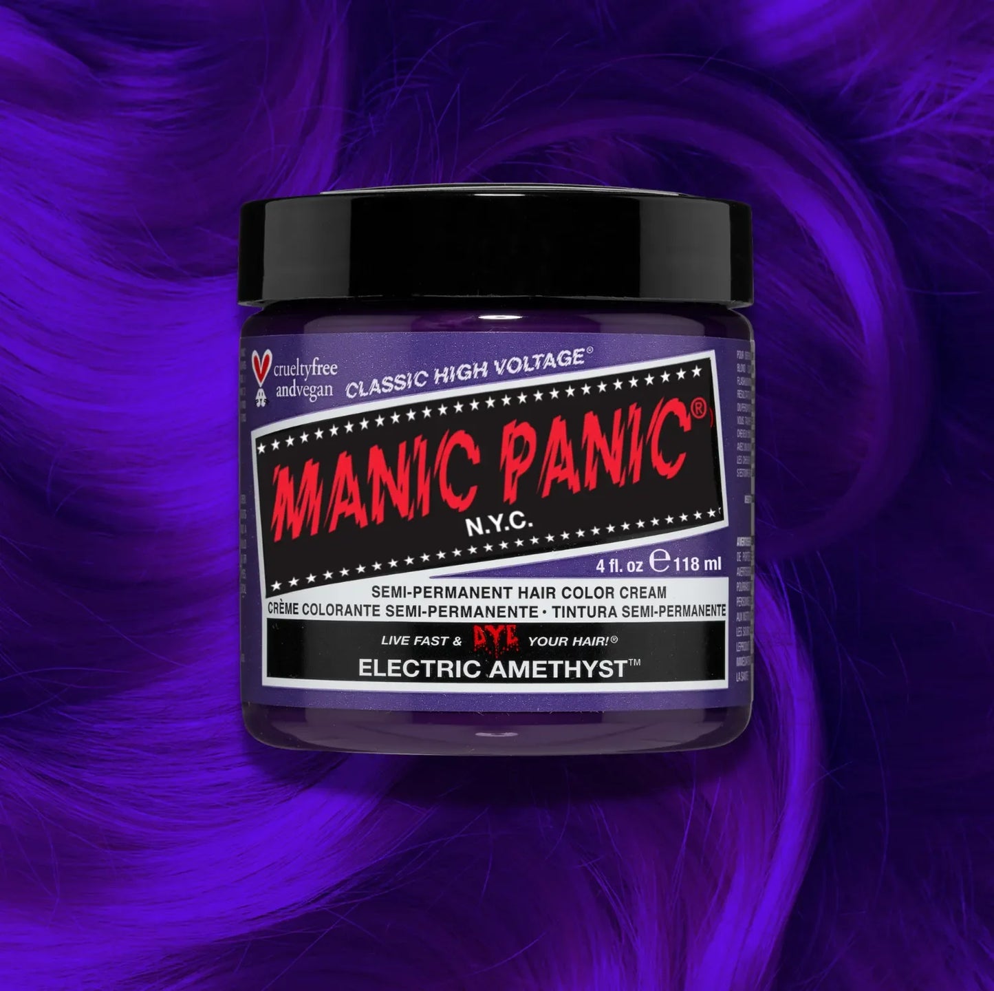 Manic Panic Electric Amethyst — colorazione semi-permanente 118 ml