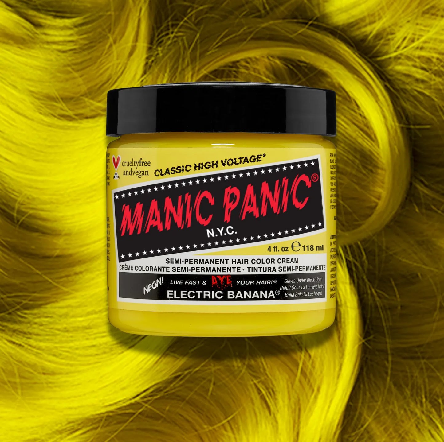 Manic Panic Electric Banana — colorazione semi-permanente 118 ml