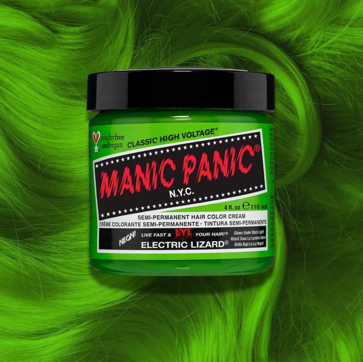 Manic Panic Electric Lizard — colorazione semi-permanente 118 ml