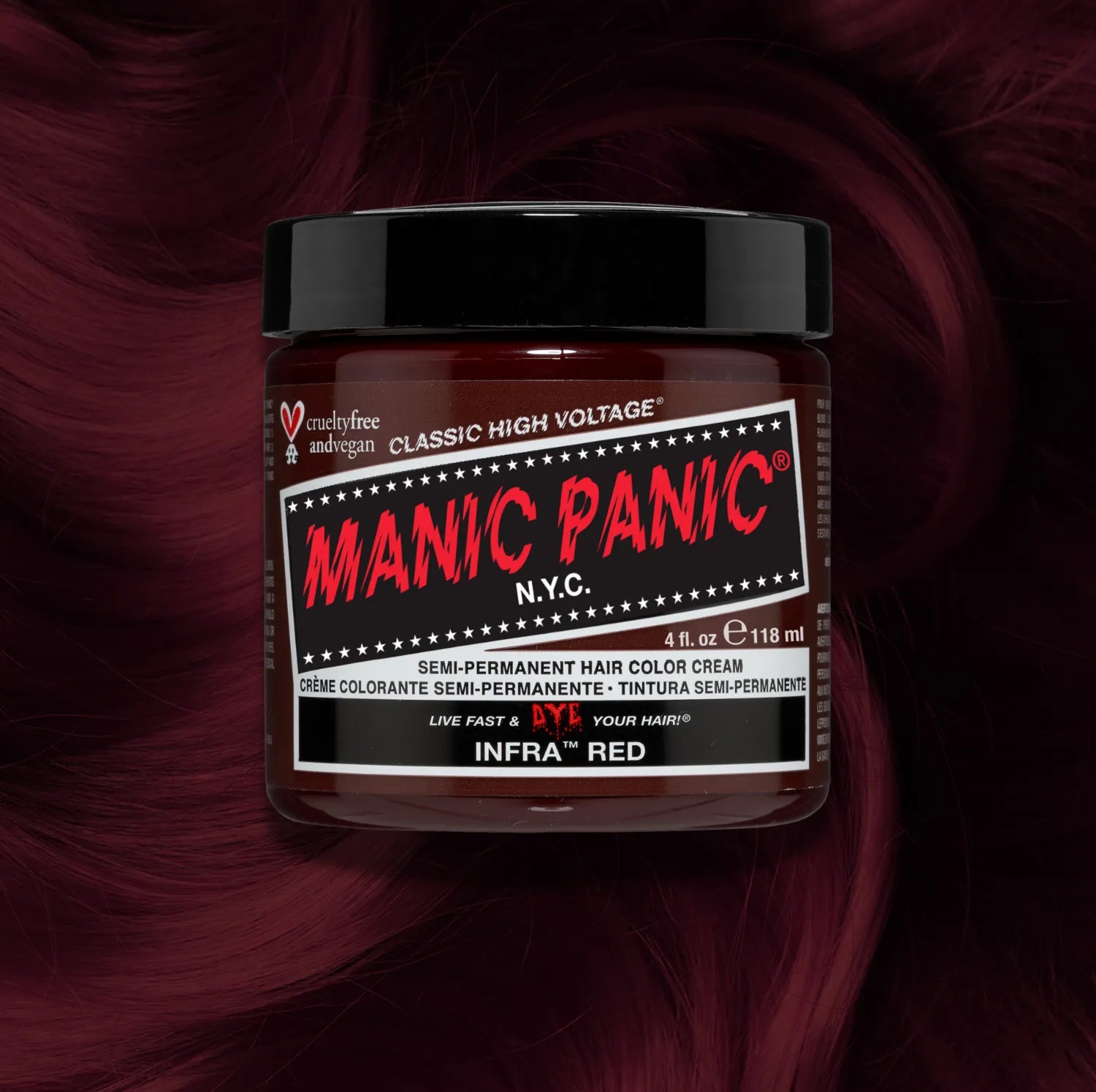 Manic Panic Infra Red — colorazione semi-permanente 118 ml